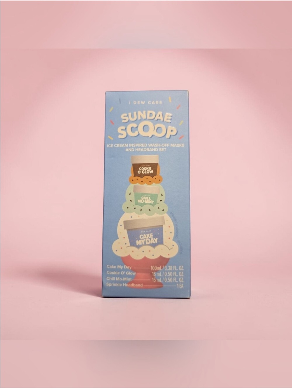 I Dew Care Sundae Scoop Face
Mask Set